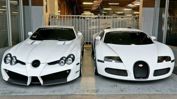 Mercedes-Benz SLR & Bugatti Veyron