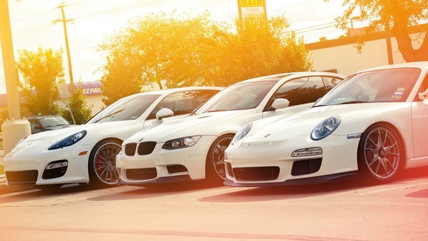 Porsche Panamera , BMW M3, Porshe 911 turbo