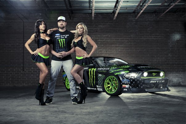 MONSTER ENERGY NITTO TIRE FORD MUSTANG RTR