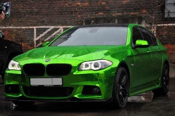 BMW M5 F10 Green Chrome