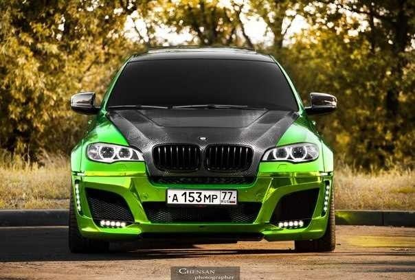 BMW X6 M Green Chrome