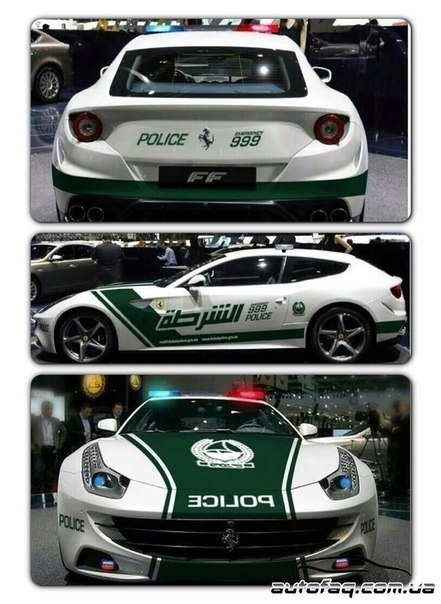 Полиция Дубая. Обычный патруль!