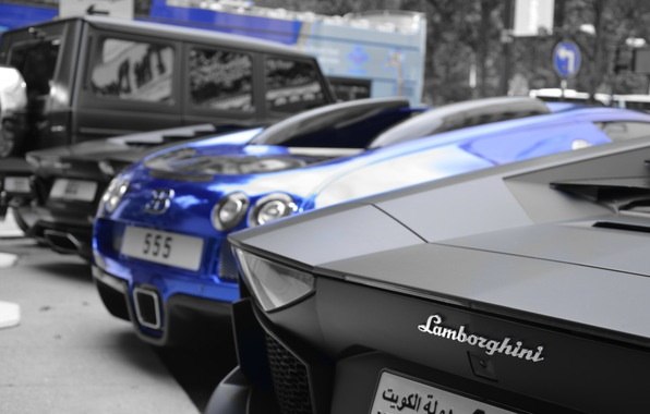 Bugatti Veyron.Lamborghini Aventador LP700