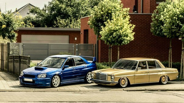 Subaru Impreza & Mercedes-Benz Classic