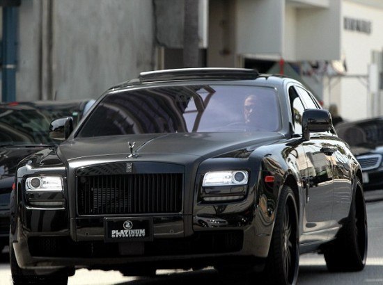 David Beckham New  Murdered Out” Rolls Royce Ghost