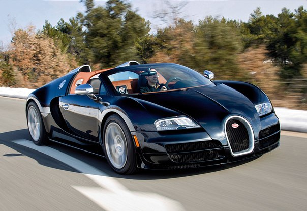 Bugatti Veyron Grand Sport Vitesse 2012 года - самый быстрый родстер на планете!