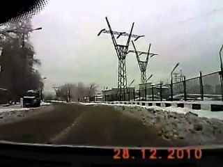 Видеорегистратор спас водителя!