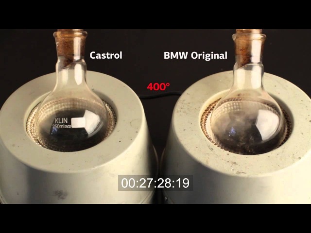 Castrol EDGE vs BMW 0W30 oils contest (vk.com/myquattro)