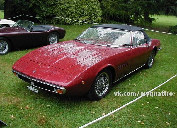 Maserati ghibli spyder ghia (1972 г.).