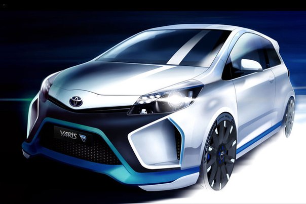 На предстоящем Франкфуртском автосалоне 2013 Toyota представит новый Yaris Hybrid-R – сверхмощный компактный гибрид.