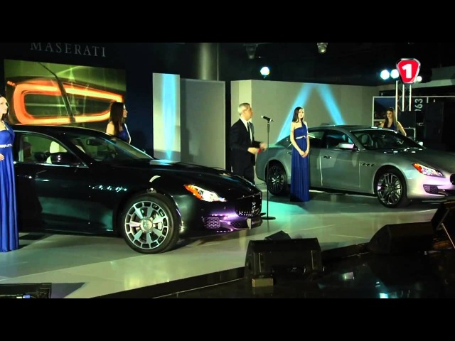 Maserati Quattroporte 2013. Презентация в Киеве. Автоподія (HD).