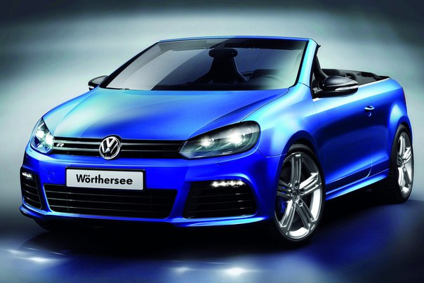 В новом видео «заряженный» кабриолет Volkswagen Golf R предстает во всей красе.