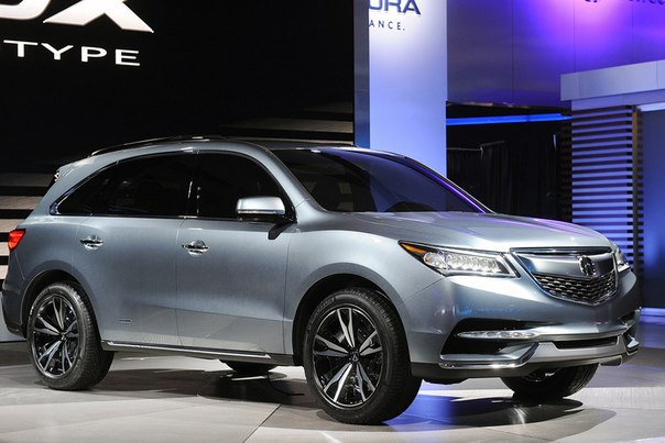 Стенд Acura на текущем автошоу в Детройте 2013 украсил концепт нового Acura MDX.