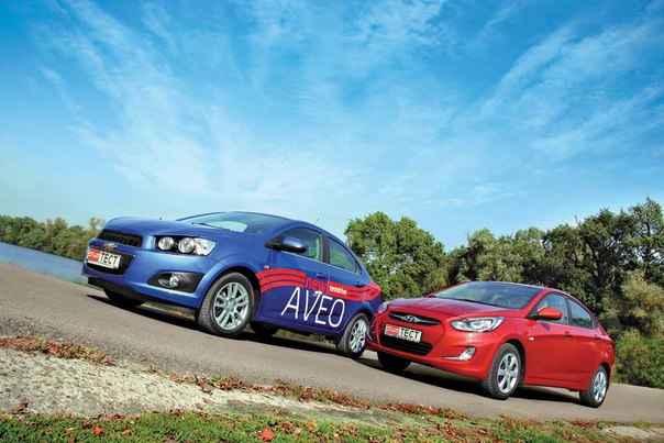 Тест-драйв Hyundai Accent и Chevrolet Aveo: В ожидании весны