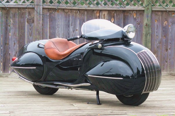 Мотоцикл Henderson Streamline, уцелевший с 1930 года.
