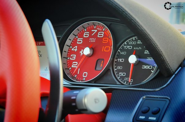 Ferrari 599 GTO Dashboard
