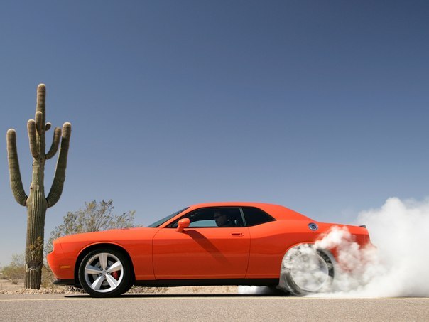 Dodge Challenger SRT8 Burnout