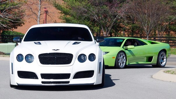 Bentley Continental & Lamborghini Diablo