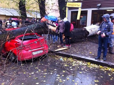 Движение по трассе Москва-Петербург затруднено из-за непогоды