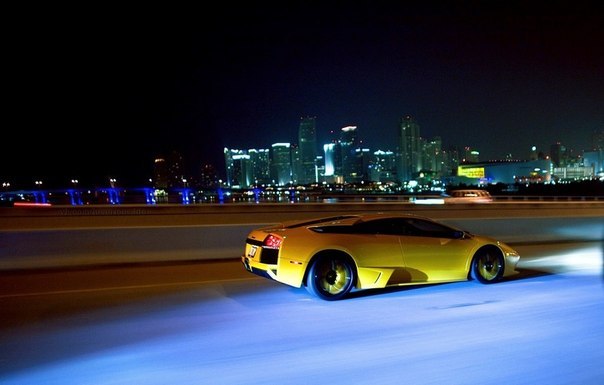 Lamborghini in Miami Beach.