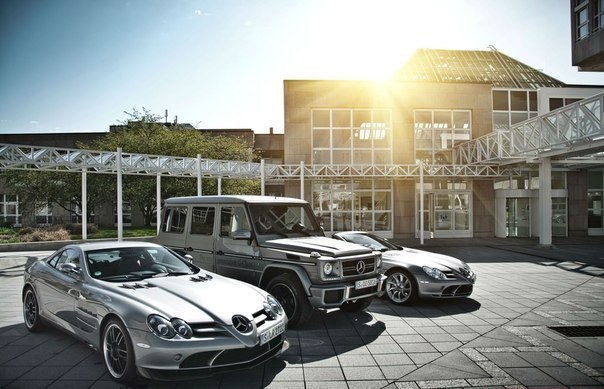 2 x Mercedes-Benz SLR Mclaren & G63 AMG