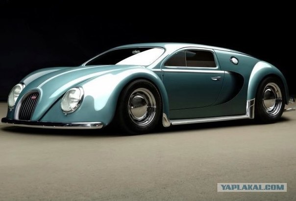 Как бы выглядел Bugatti Veyron в 1945 году?