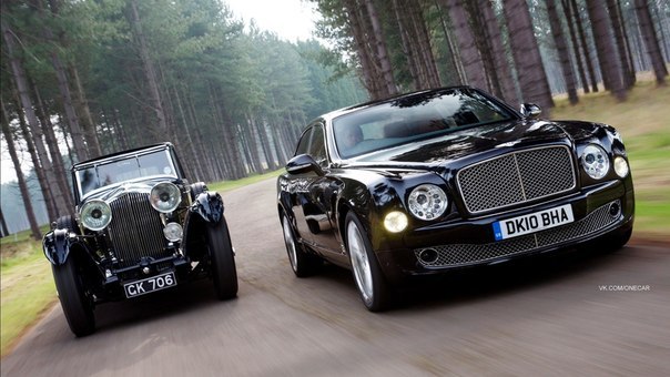 Bentley 8 Litre(1931) и Bentley Mulsanne(2011)