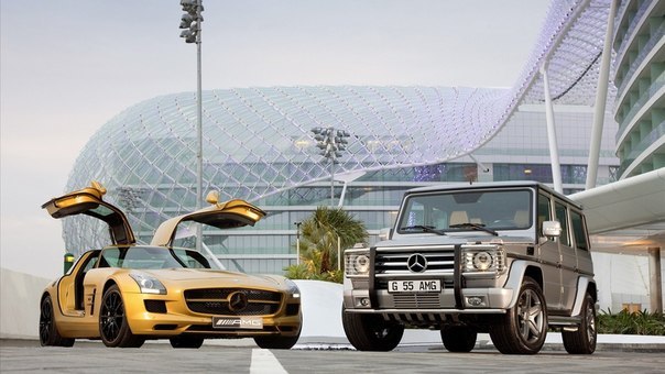 Mercedes-Benz SLS AMG & Mercedes-Benz G55 AMG