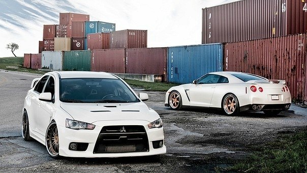 EVO and GT-R
