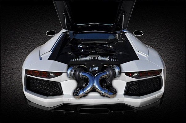 Американские тюнеры из Underground Racing представили доработанный суперкар Lamborghini Aventador.Итогом проделанной работы стало увеличение отдачи 700-сильного 6,5-литрового V12 !!! до 1200 л.с.!!! Lamborghini Aventador от Underground Racing показал время ускорения с нуля до сотни всего 2,2 секунды.