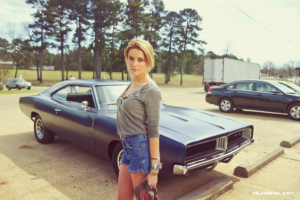Dodge Charger & Girl