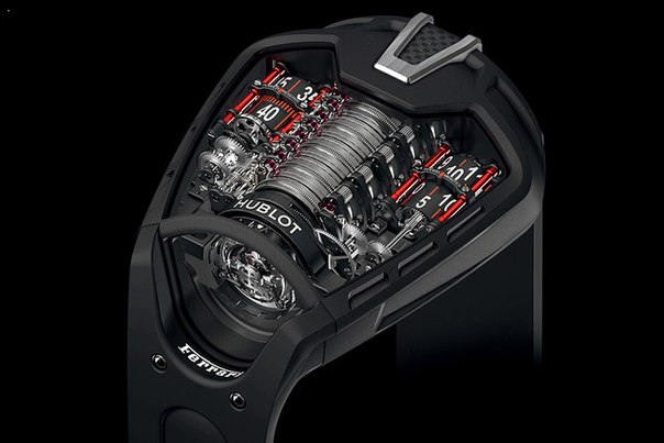 Швейцарская часовая компания Hublot выпустила эксклюзивные часы, посвященные новому LaFerrari.